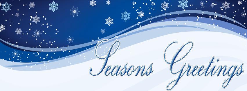 <h5>Free Facebook Christmas Covers - Snow Flakes - Seasons Greetings</h5>
