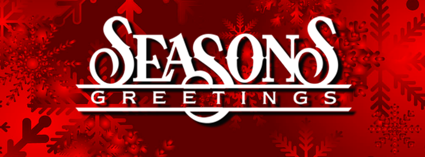 <h5>Free Facebook Christmas Covers - Bright Red Background Seasons Greetings</h5>