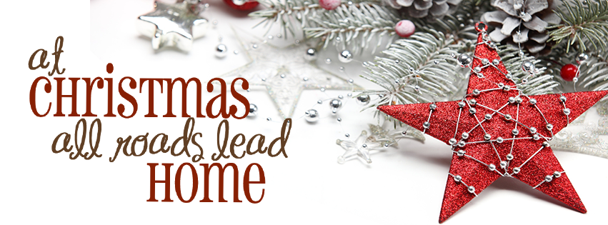 <h5>Free Facebook Christmas Covers - Red Star - All Roads Lead Home</h5>